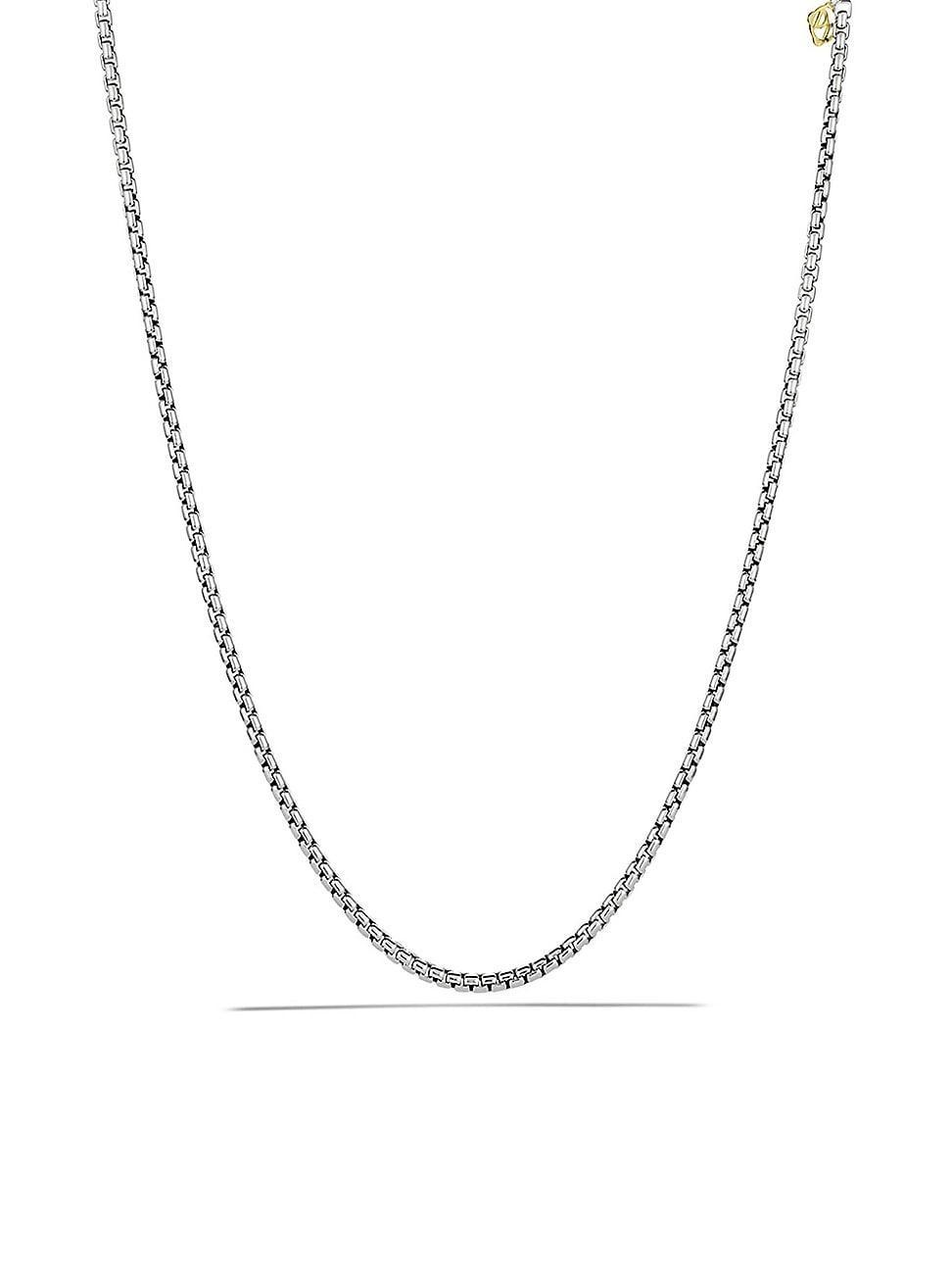David Yurman Medium Box Chain with Gold, 18 Product Image