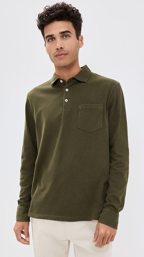 Polo Ralph Lauren Long Sleeve Jersey Polo | Shopbop Product Image