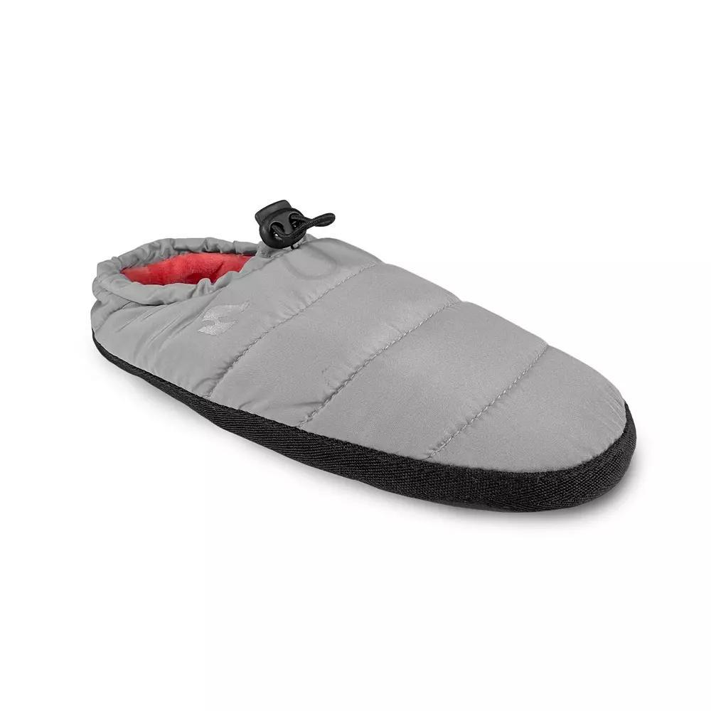 Heat Holders Men's Heatweaver Woven Adjustable Drawstring Slippers, Size: 9-10, Gray Product Image