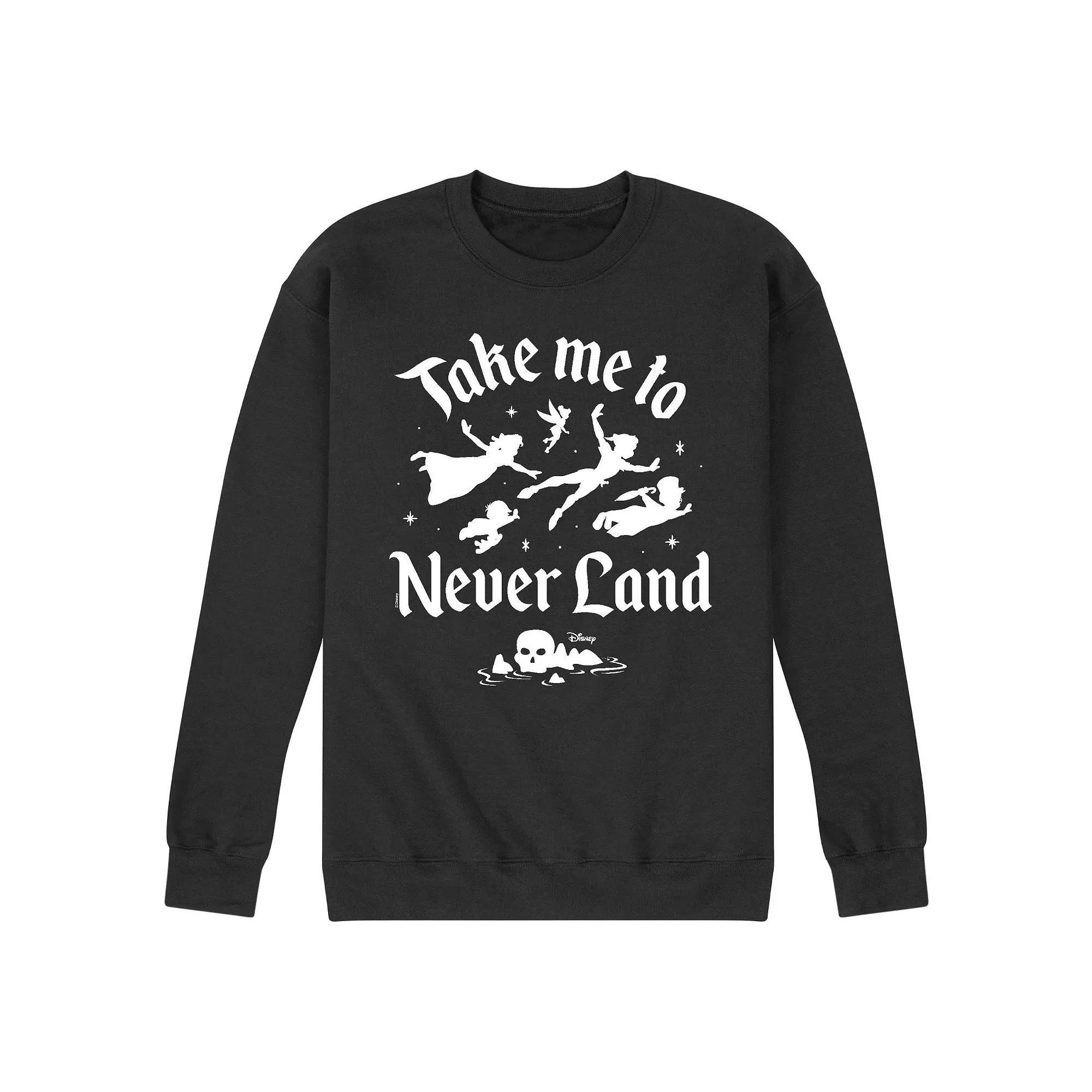 Disneys Peter Pan Mens Never Land Fleece Sweatshirt Product Image