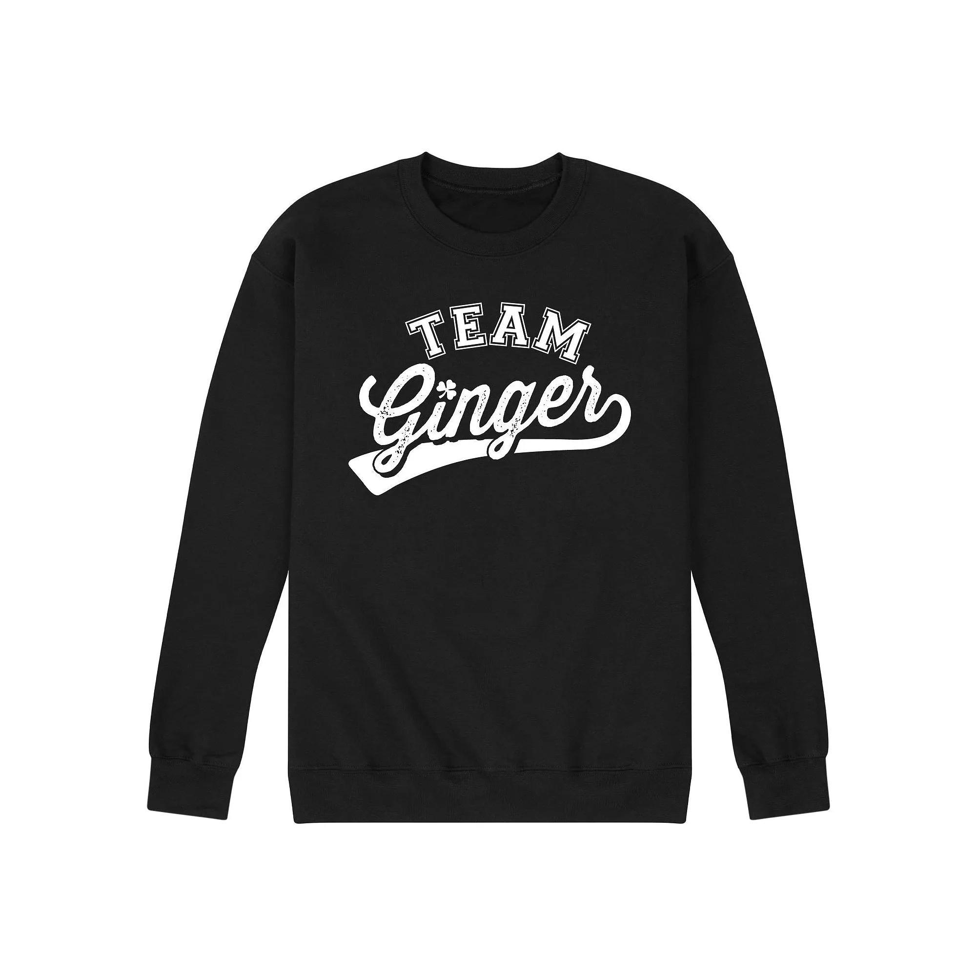 Men's Team Ginger Sweatshirt, Size: Large, Black Product Image