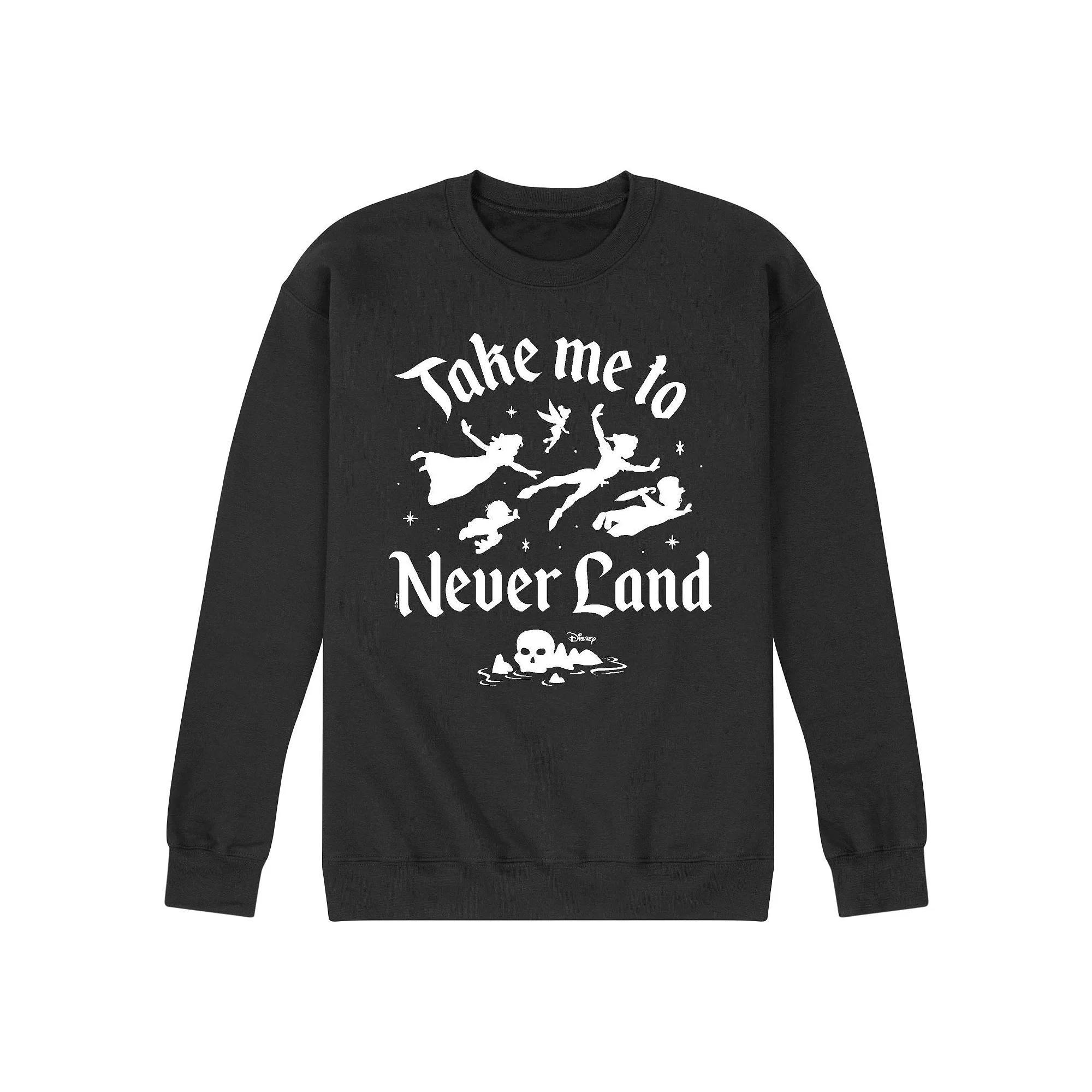 Disneys Peter Pan Mens Never Land Fleece Sweatshirt Product Image