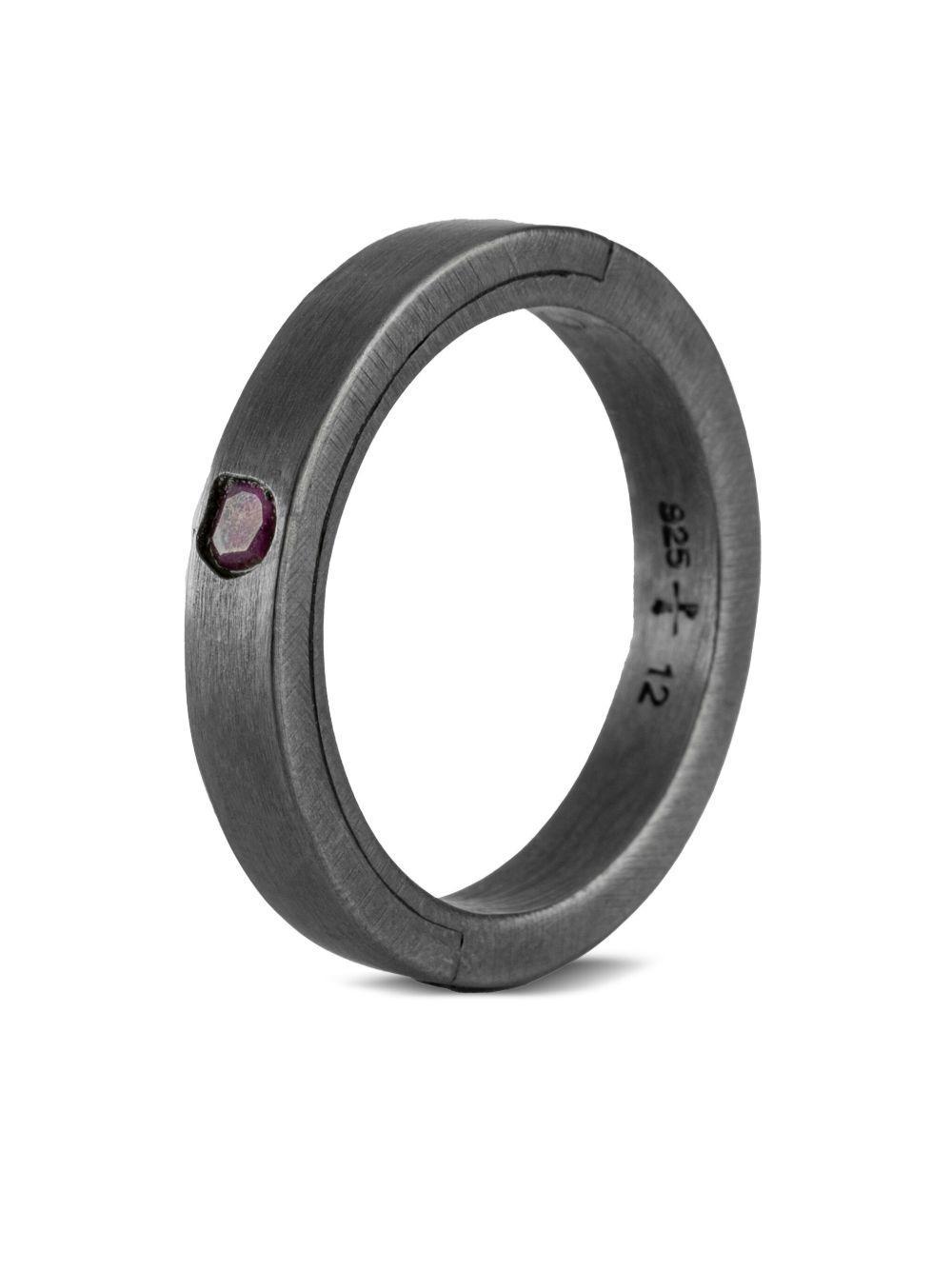 sterling silver Sistema ruby ring  Product Image