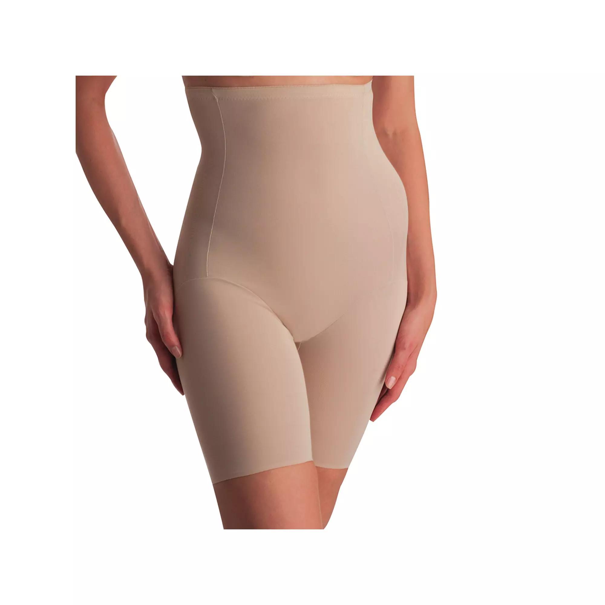 Naomi & Nicole® Firm Control Shapewear Women's Unbelievable Comfort High Waist Thigh Simmer 779, Size: Large, Black Product Image