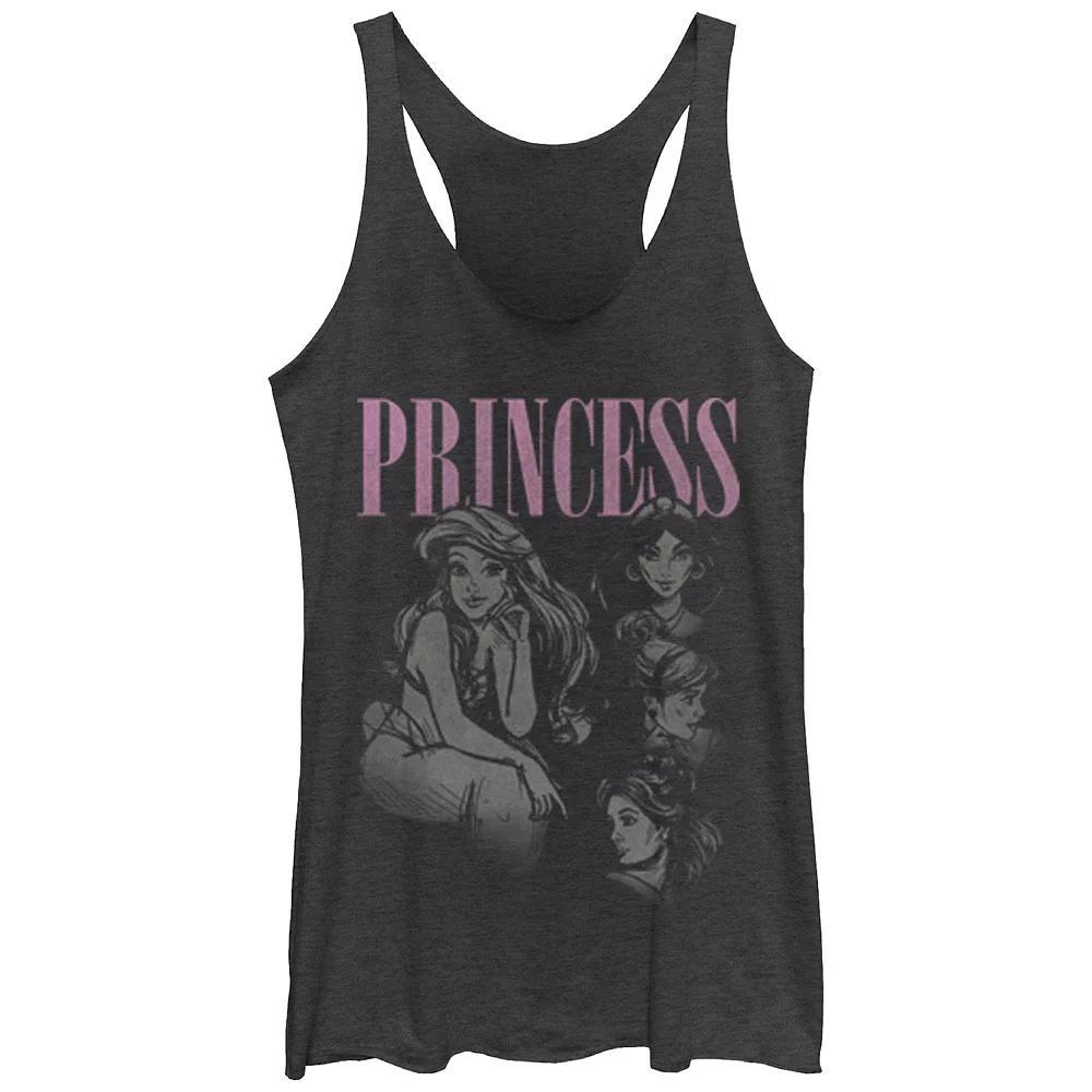 Juniors' Sesame Street Elmo's Happy Stamp Graphic Racerback Tank, Girl's, Size: XS, Black Grey Product Image