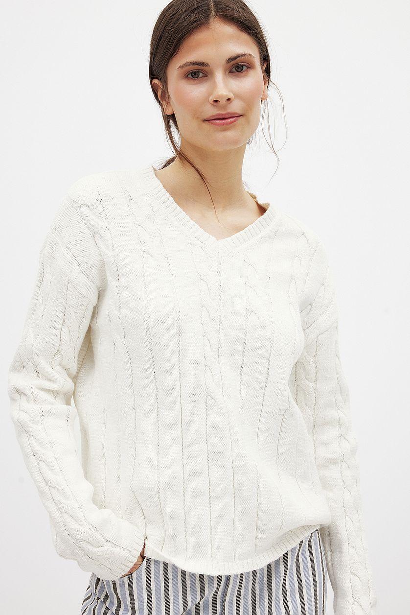 Cable Knitted Sweater Product Image