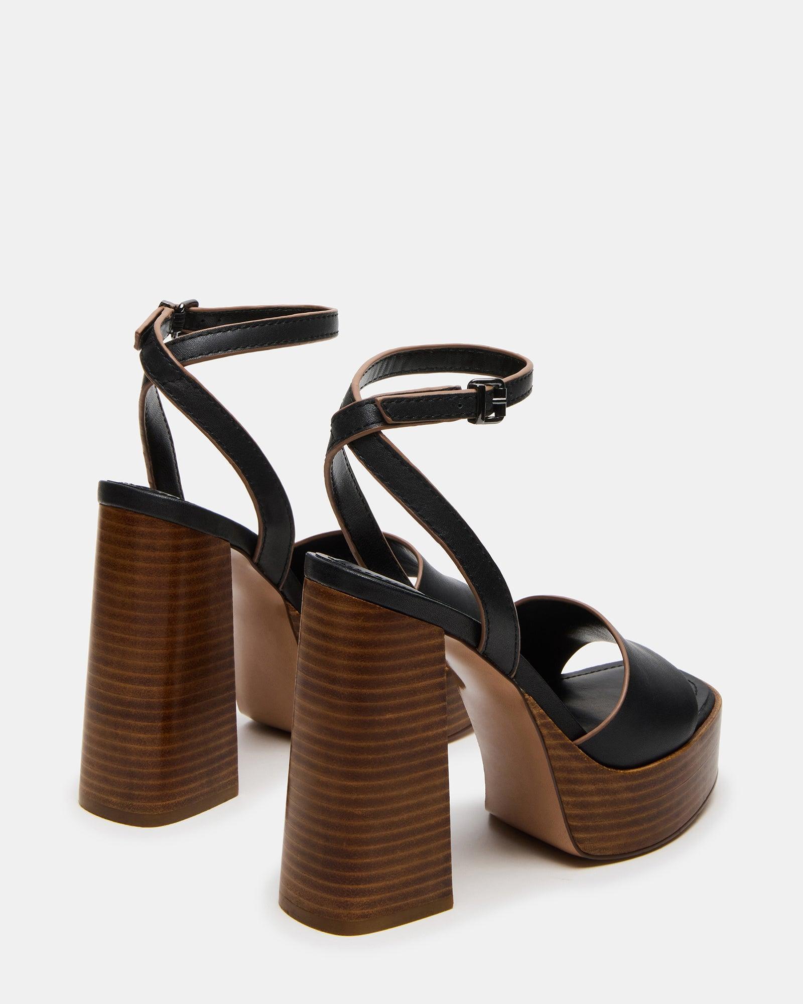 FLORIA BLACK LEATHER Female Product Image