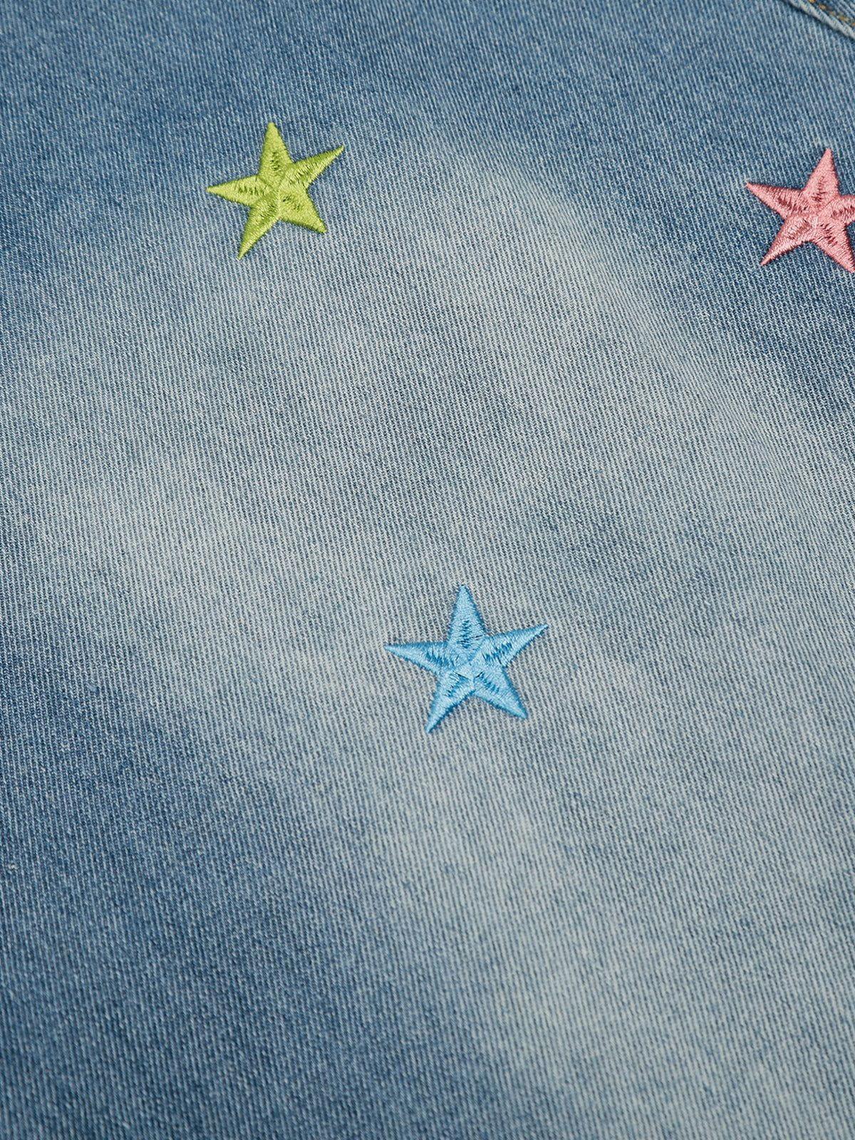 [Pre-Order] Aelfric Eden Stars Embroidery Baggy Barrel Jeans Product Image