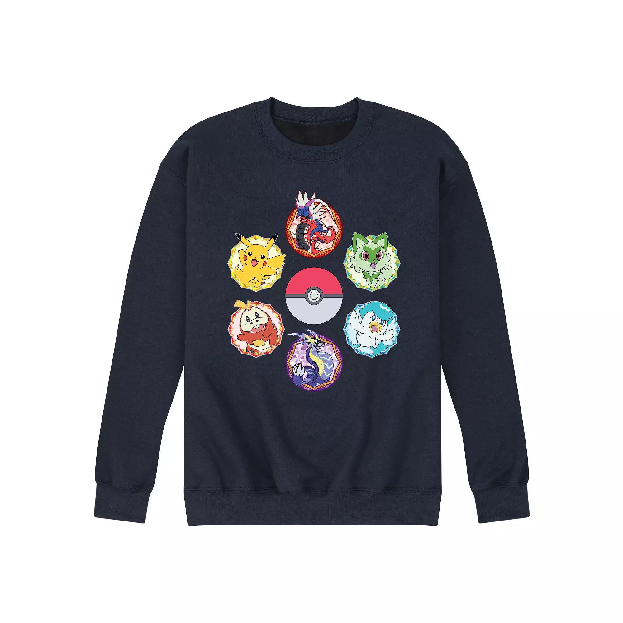 Mens Pokemon Sparkle Badges Fleece Product Image