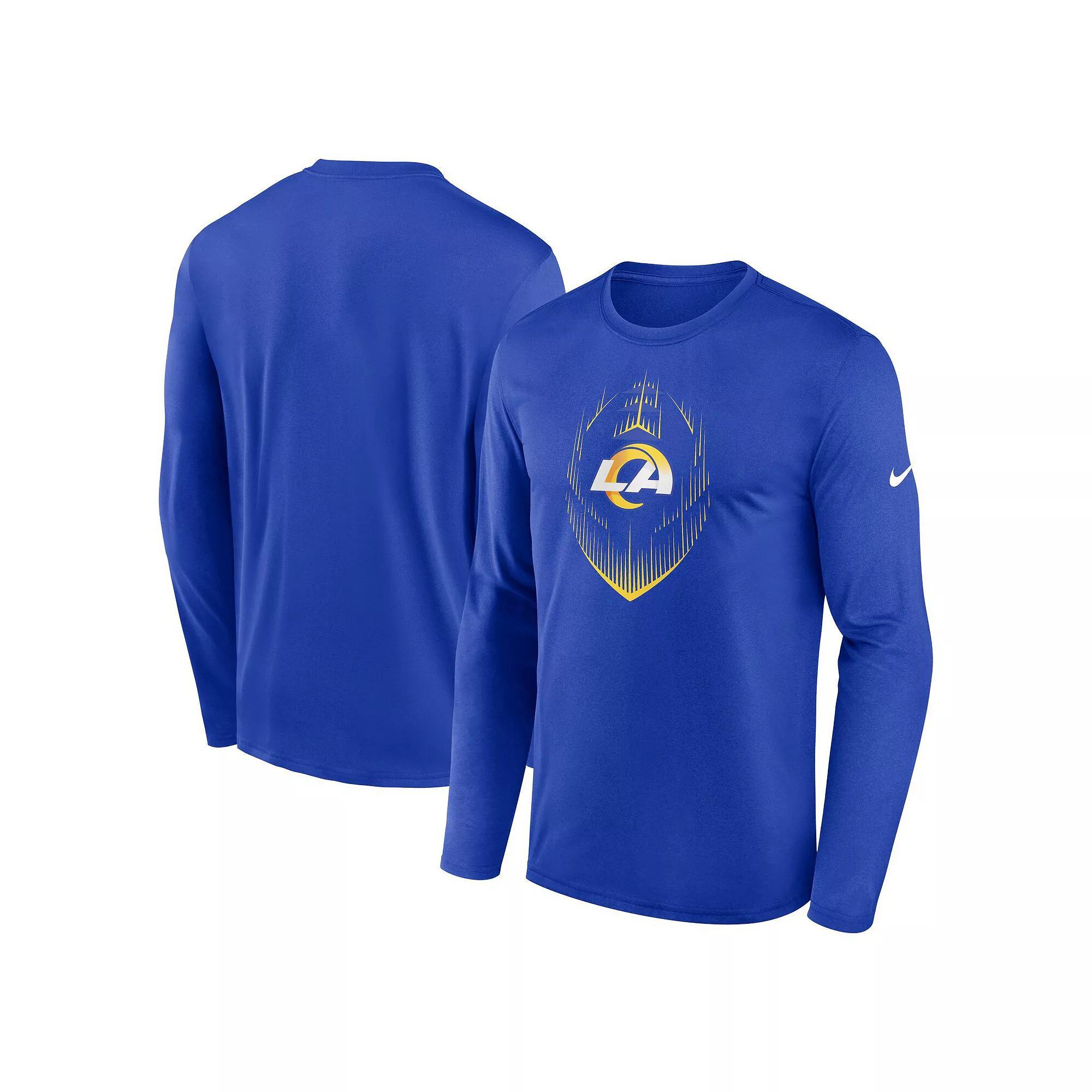 Men's Nike Aqua Miami Dolphins Legend Icon Long Sleeve T-Shirt, Size: 4XL, Turquoise A Product Image