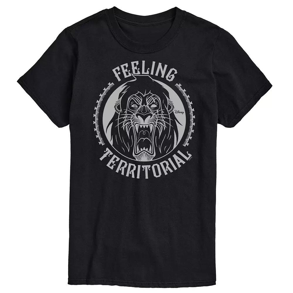 Disney Villains Scar Mens Feeling Territorial Graphic Tee Product Image