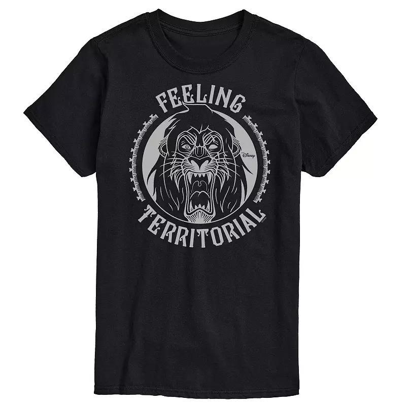 Disney Villains Scar Mens Feeling Territorial Graphic Tee Product Image