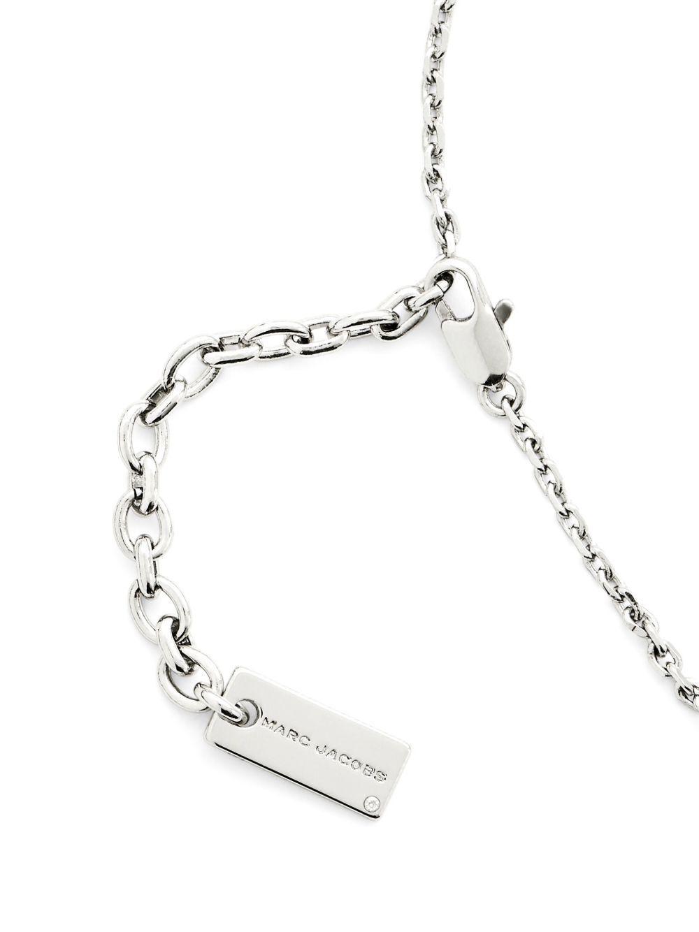logo-plaque pendant necklace Product Image
