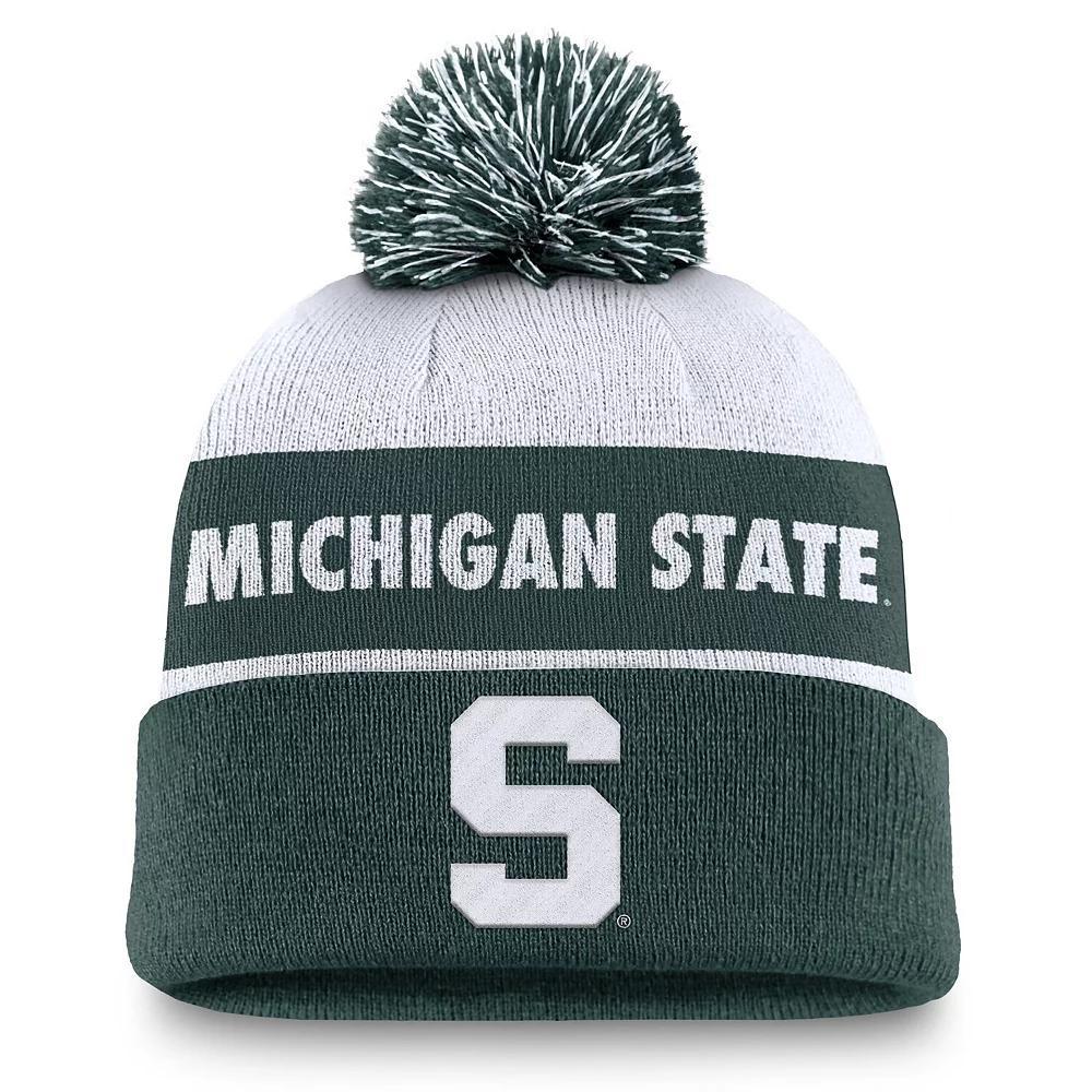 Michigan State Spartans Primetime Peak Men's Nike College Cuffed Pom Beanie Product Image