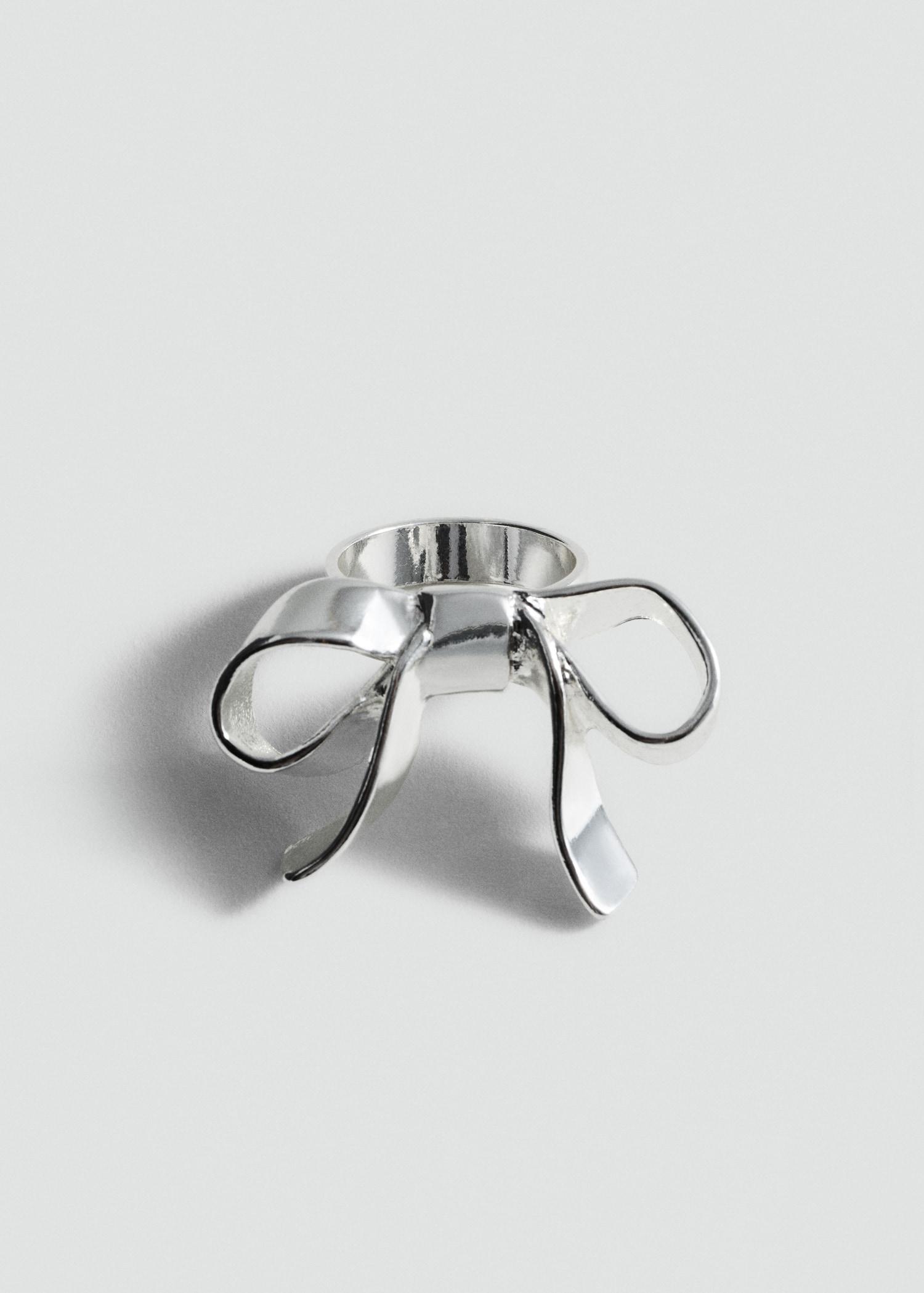Bow ring - Women | MANGO USA Product Image