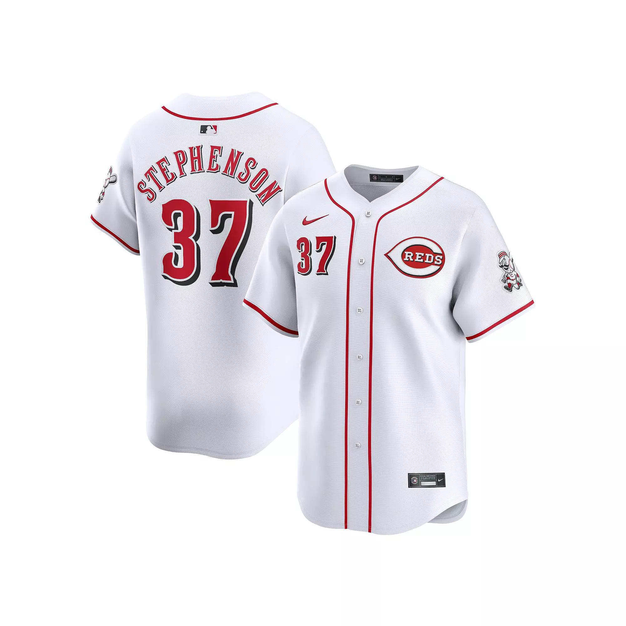 Mens Nike Tyler Stephenson White Cincinnati Reds Home Limited Player Jersey Product Image