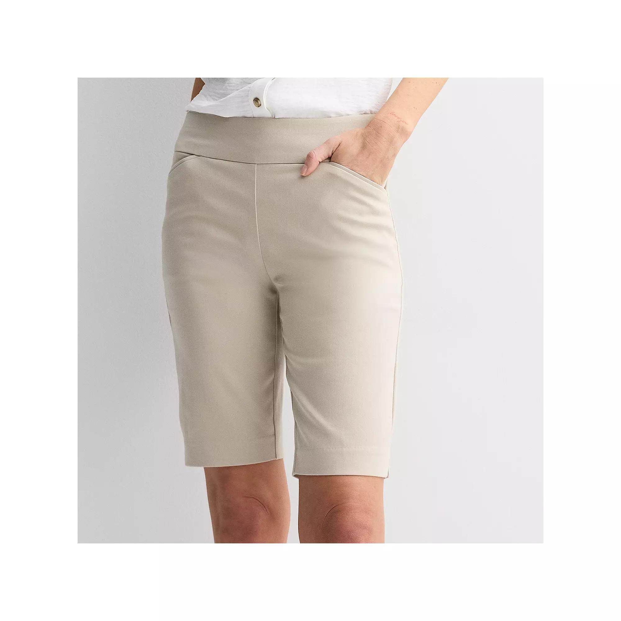 Womens Croft & Barrow Effortless Stretch Bermuda Shorts Product Image