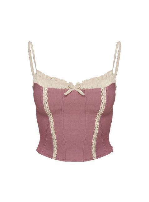 Alexa Corset Top Pink Product Image