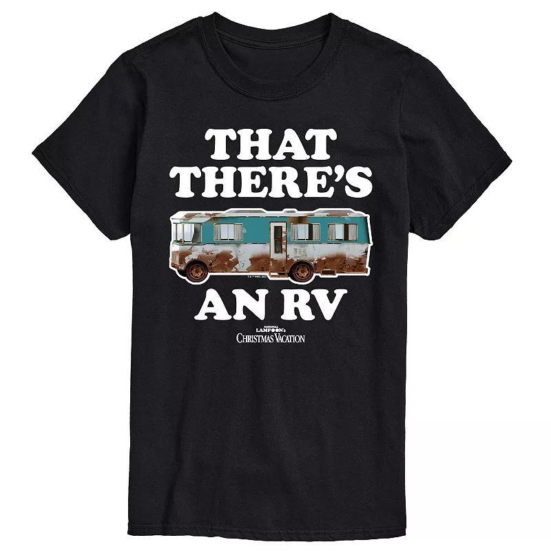 Big & Tall National Lampoon's Christmas Vacation That There's An RV Graphic Tee, Men's, Size: 3XB, Black Product Image