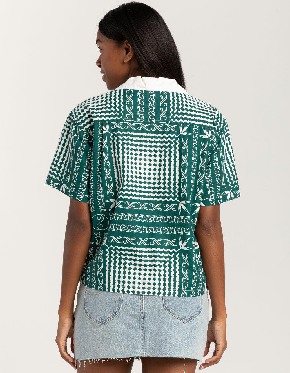 OBEY Angelica Bandana Womens Button Up Shirt Product Image