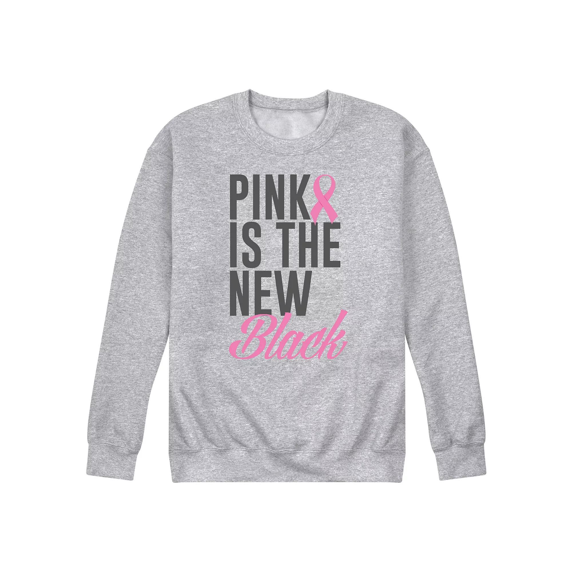 Mens Pink Is The New Fleece Sweatshirt Product Image