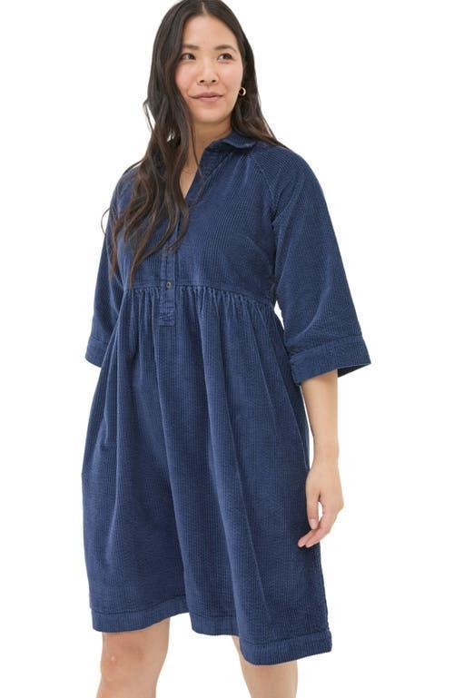 FatFace Women's Sara Bubble Cord Dress in Dark Navy at Nordstrom, Size 6 Product Image