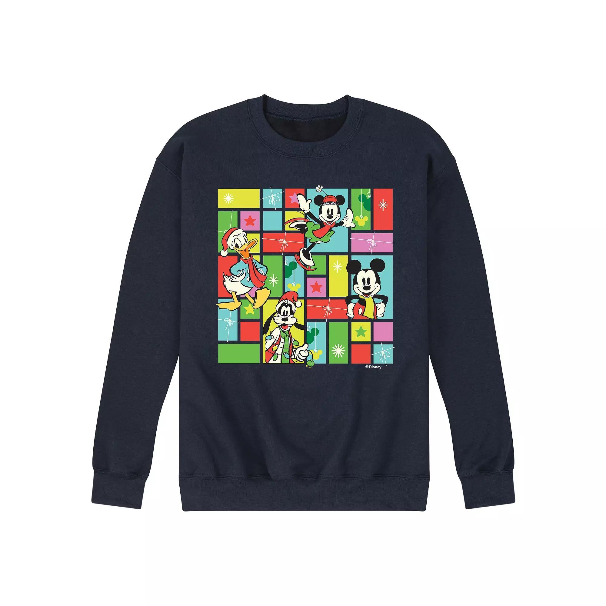 Disneys Mens Christmas Grid Fleece Product Image