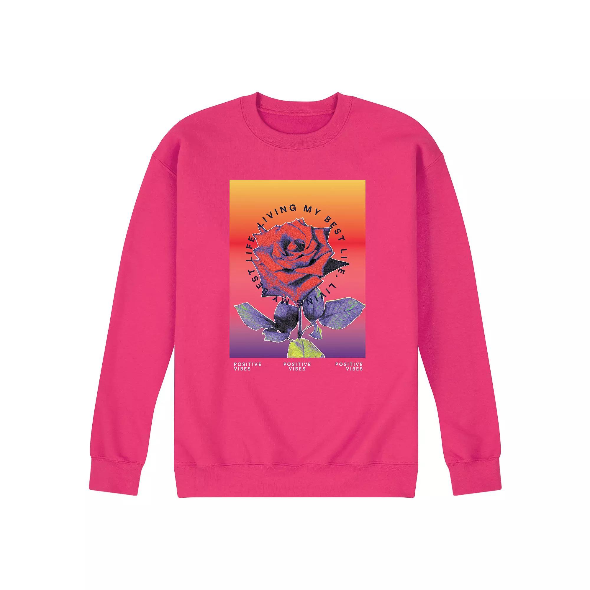Mens Postive Vibes Sweatshirt Product Image
