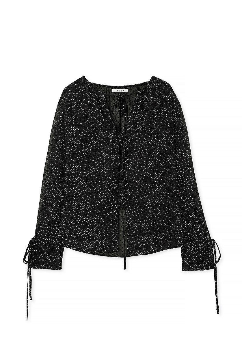 Tie Detail Chiffon Blouse Product Image