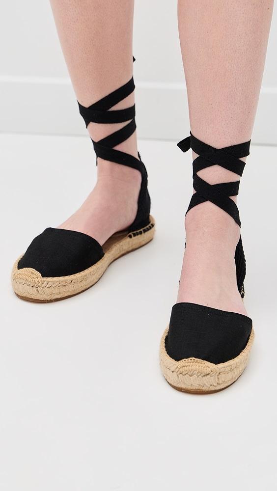 Soludos Lauren Lace Up Espadrilles | Shopbop Product Image