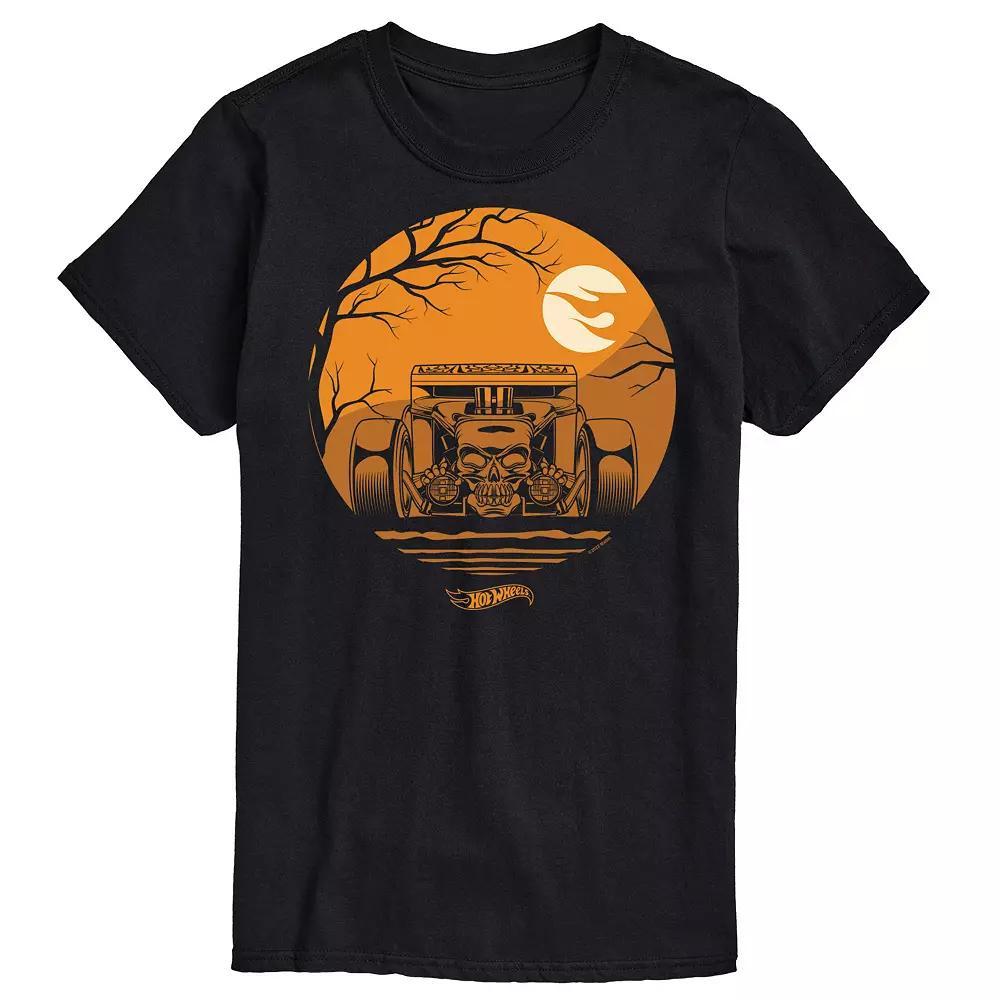 Mens Hot Wheels Haunted Road Graphic Tee Product Image
