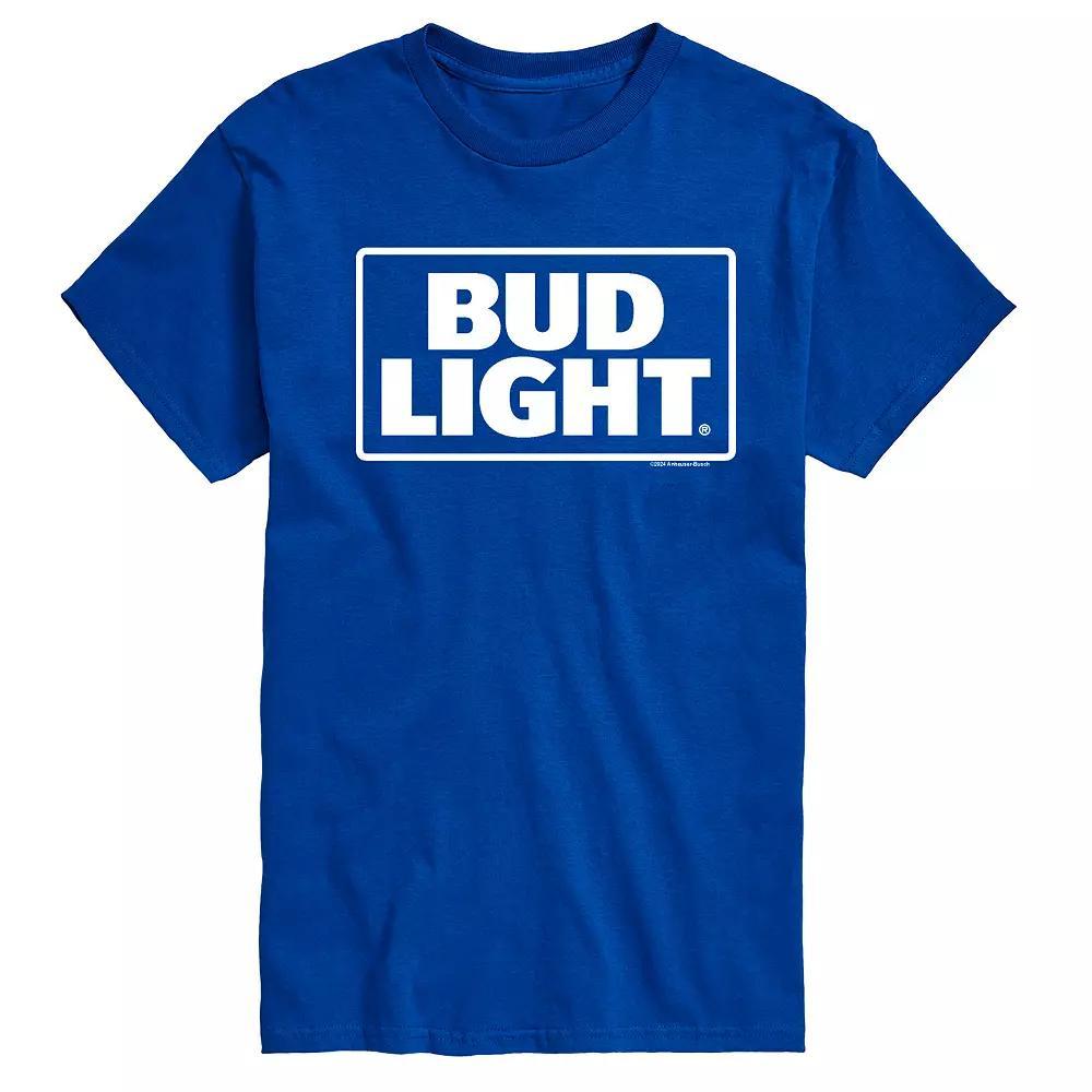 Big & Tall Bud Light Logo Graphic Tee, Mens Product Image