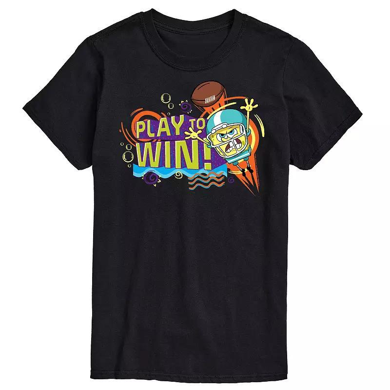 Mens SpongeBob SquarePants Play Win Tee Product Image