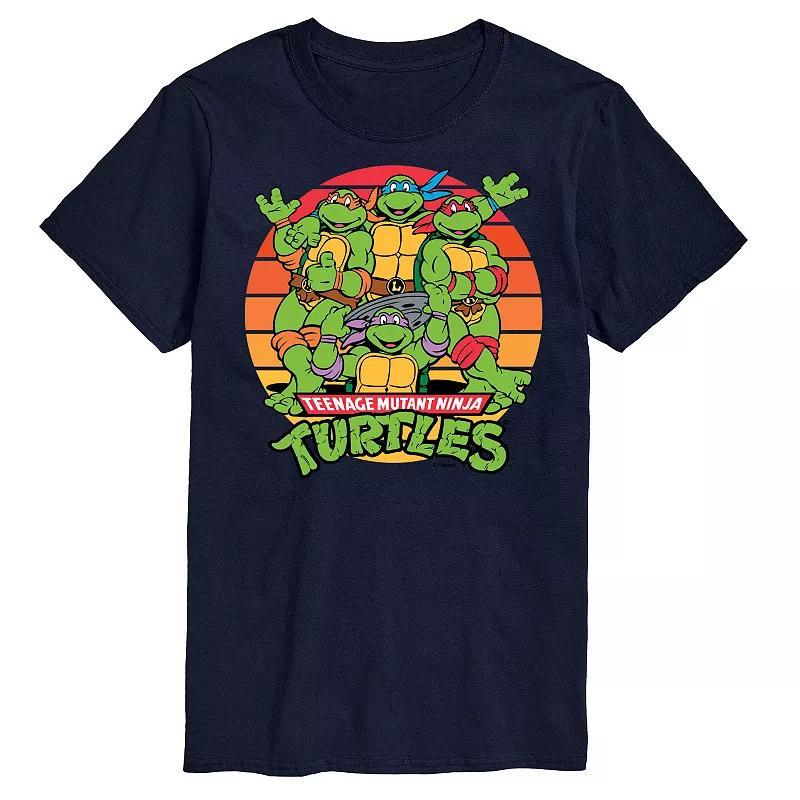 Big & Tall TMNT Retro Graphic Tee, Men's, Size: XXL Tall, Blue Product Image
