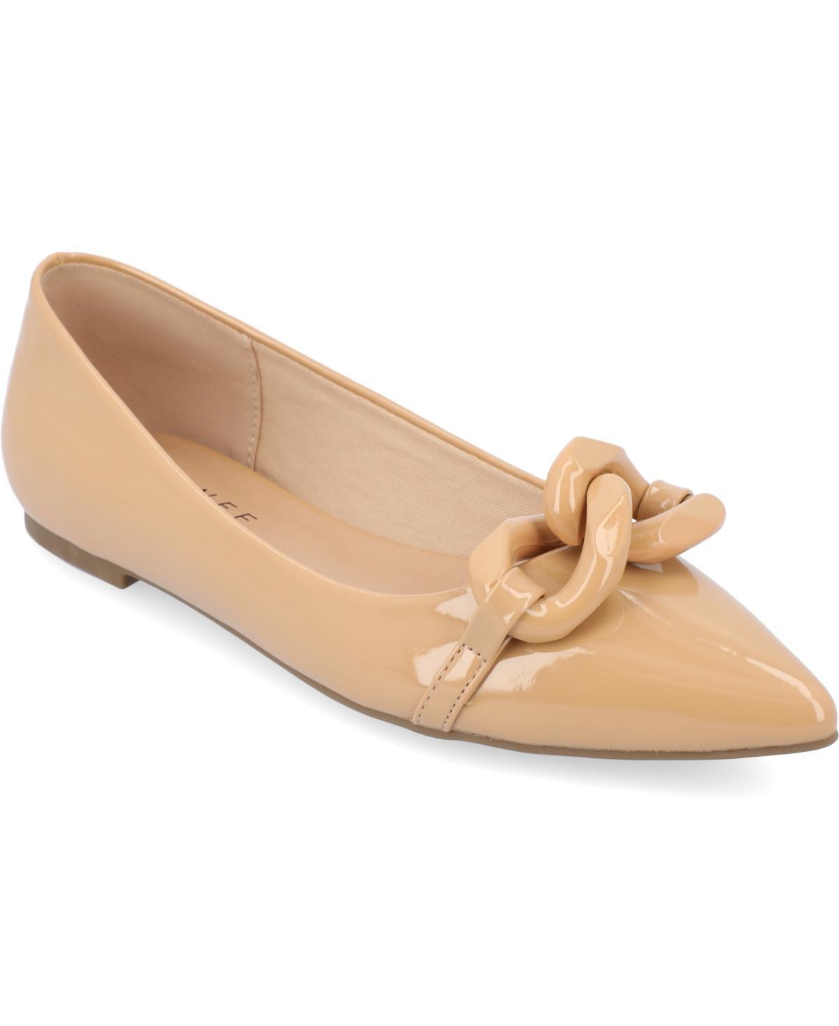 Journee Collection Womens Clareene Flat Product Image