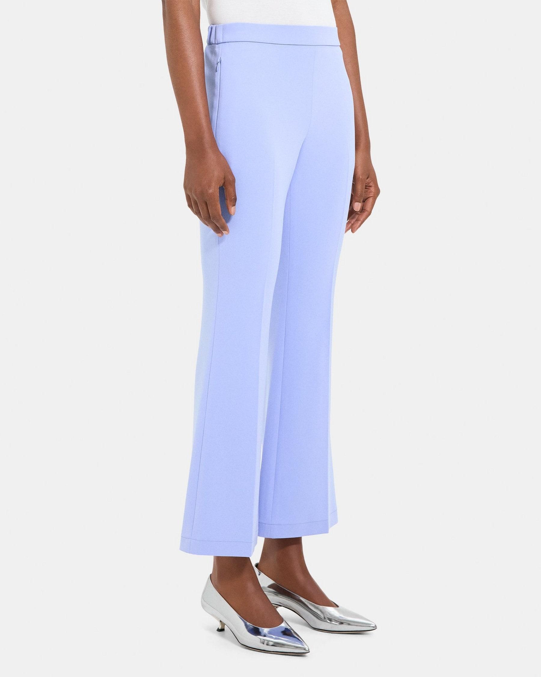 Flared Pull-On Pant in Crepe Product Image