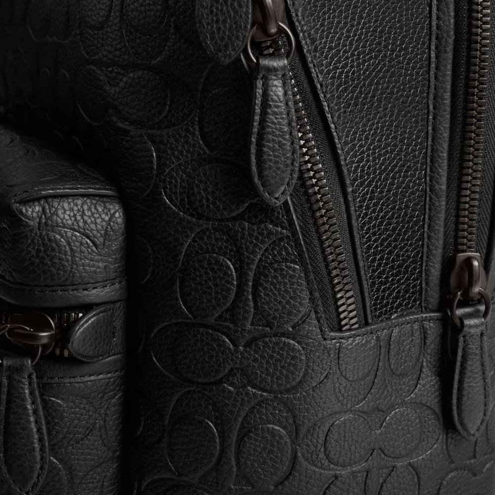 Charter Backpack In Signature Leather Product Image