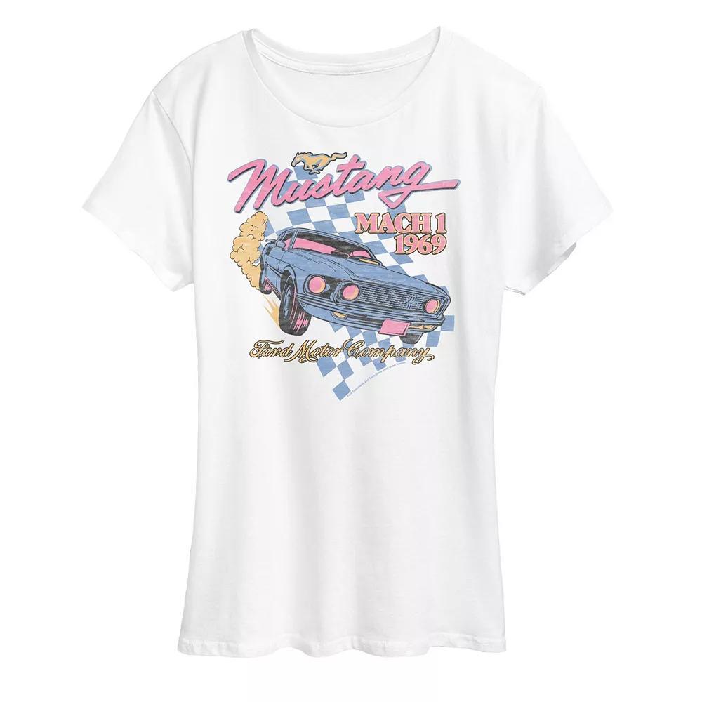 Womens Ford Mustang Mach 1 1969 Graphic Tee Product Image