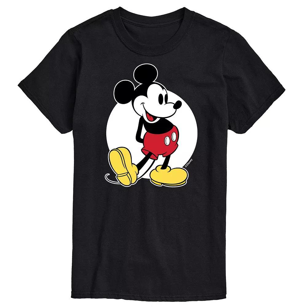 Disneys Mickey Mouse Big & Tall Classic Graphic Tee, Mens Product Image