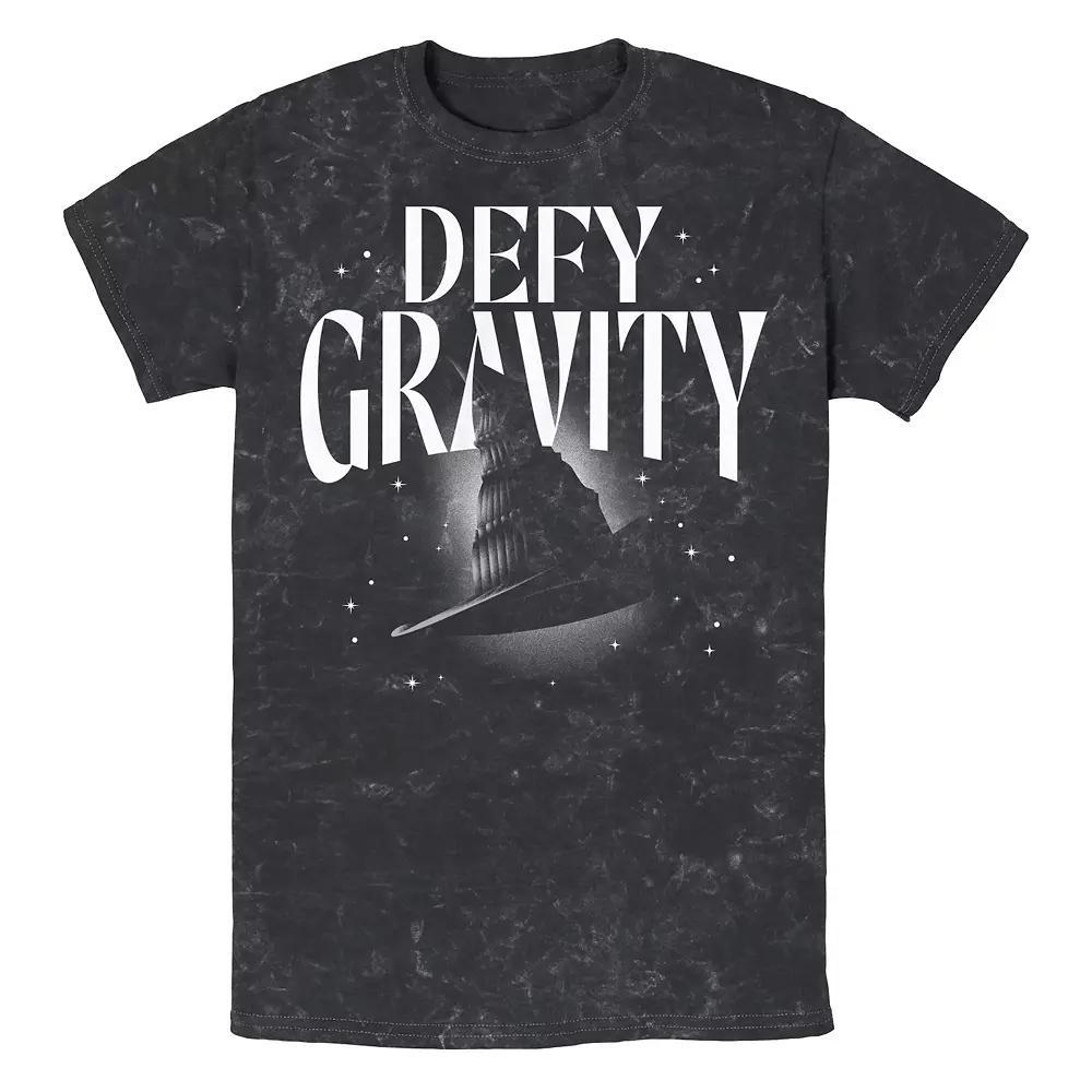Men's Wicked Defy Gravity Mineral Wash Graphic Tee, Size: Medium, Black Product Image