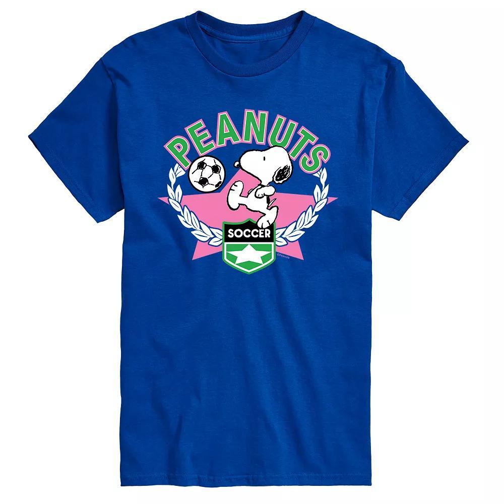 Big & Tall Peanuts Soccer Tee, Mens Product Image
