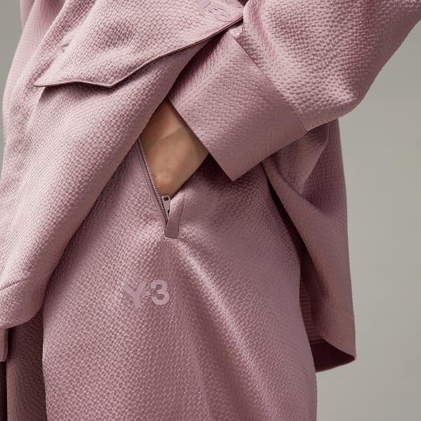 Y-3 Wide Leg Tech Seersucker Pants Product Image