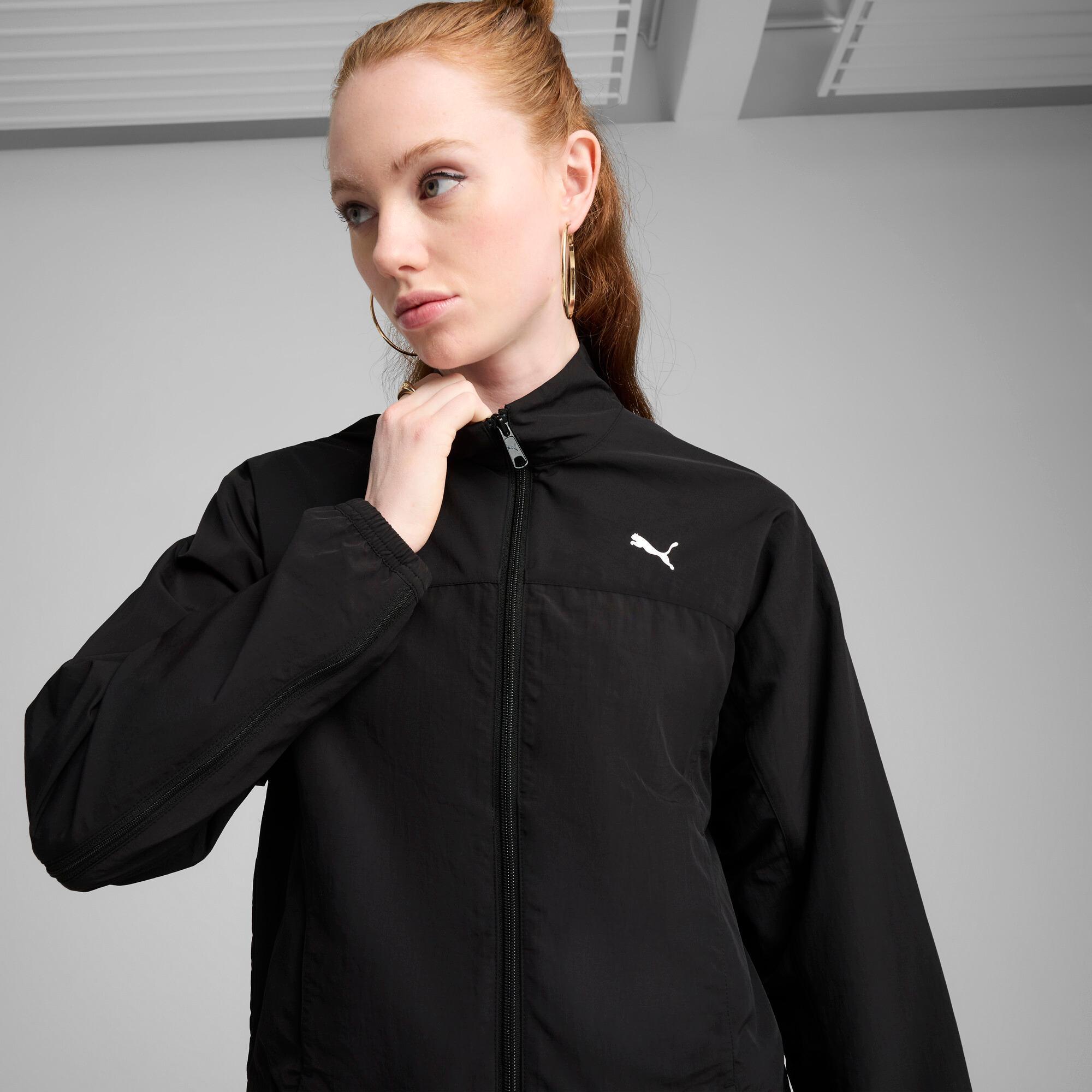 DARE TO Women's Oversized Full-Zip Woven Jacket Product Image