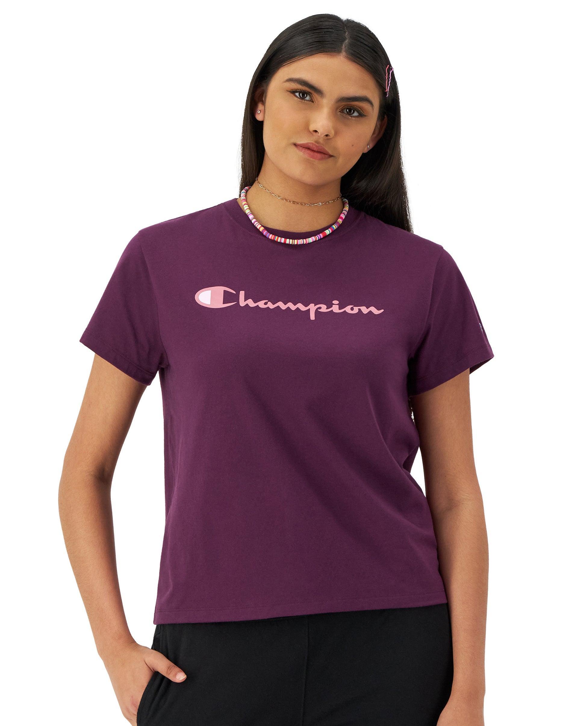 Champion The Classic Tee Ribbon) Women's Clothing Product Image