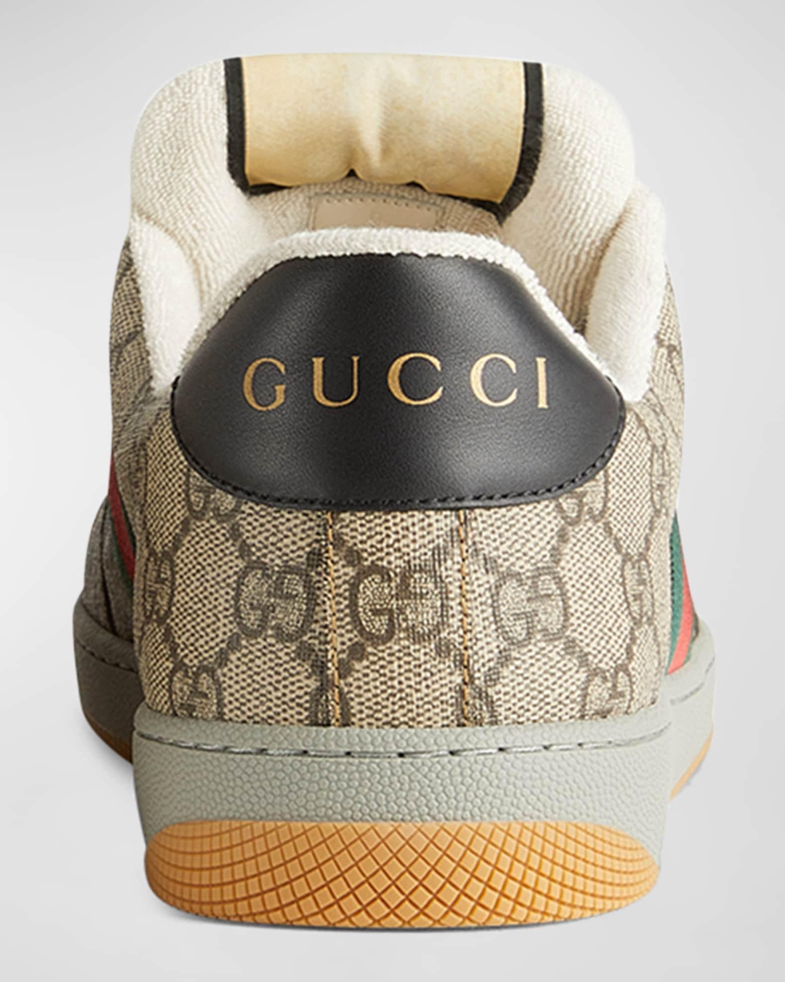 Men's Screener GG Canvas Low-Top Sneakers Product Image
