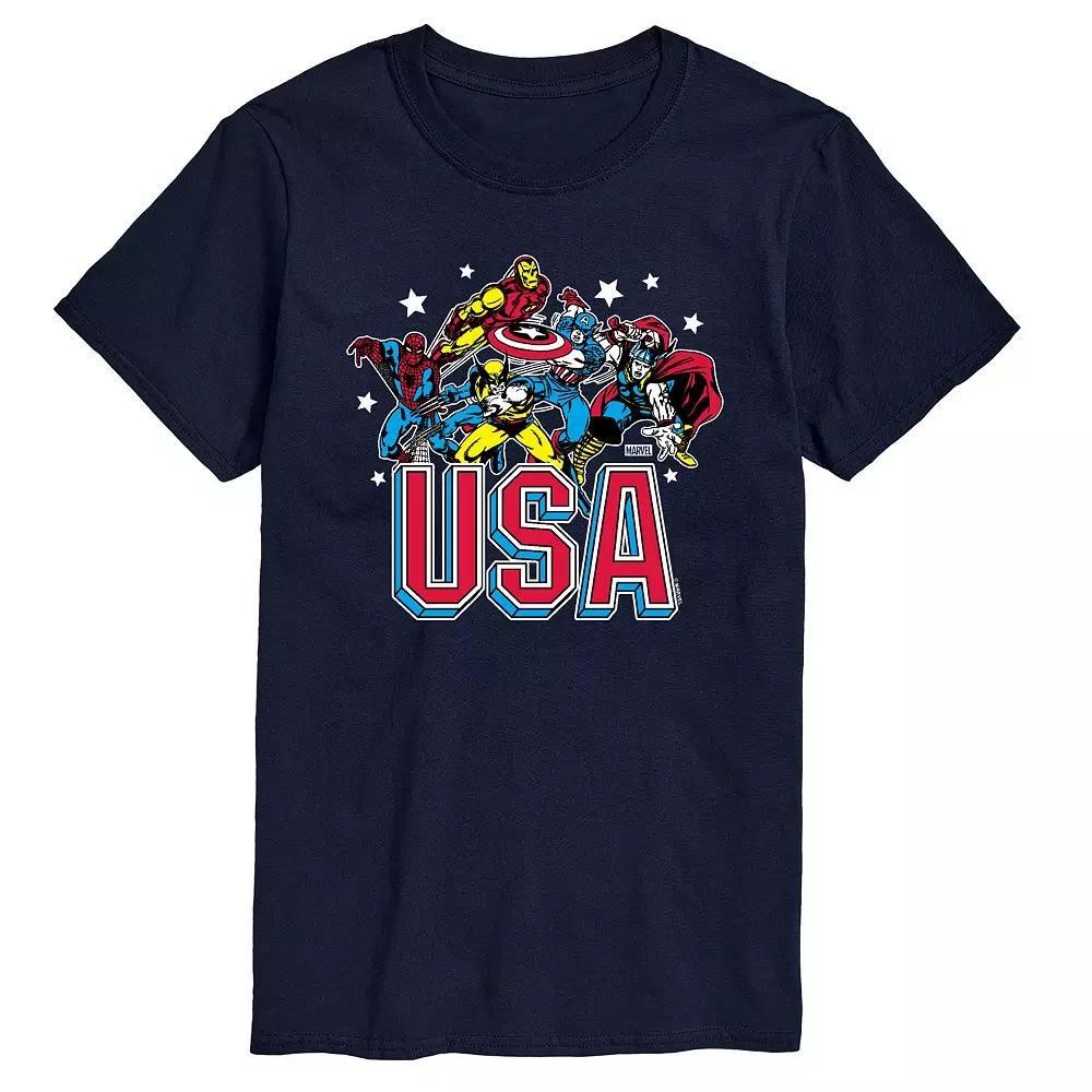 Big & Tall Espresso Yourself Graphic Tee, Mens Blue Product Image
