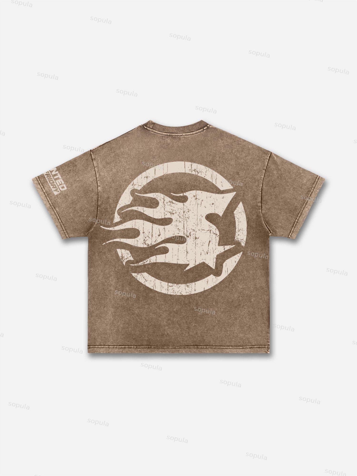 Good Friday Vintage Jesus Graphic Washed T-shirt Product Image