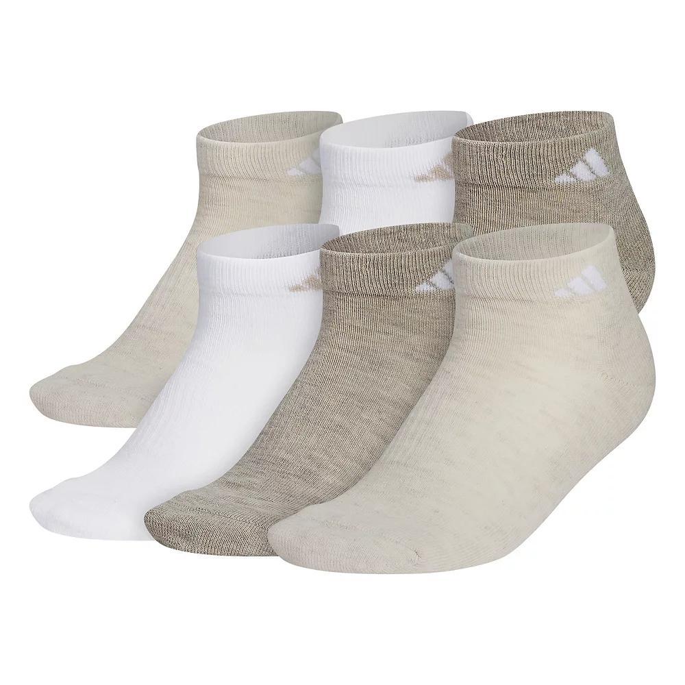 Women's adidas Athletic Low-Cut Sock 6-Pack, Size: 5-10, Beige Product Image