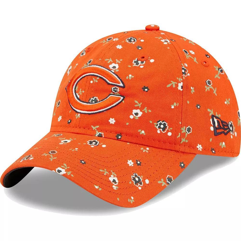 Womens New Era Chicago Bears Floral 9TWENTY Adjustable Hat Product Image
