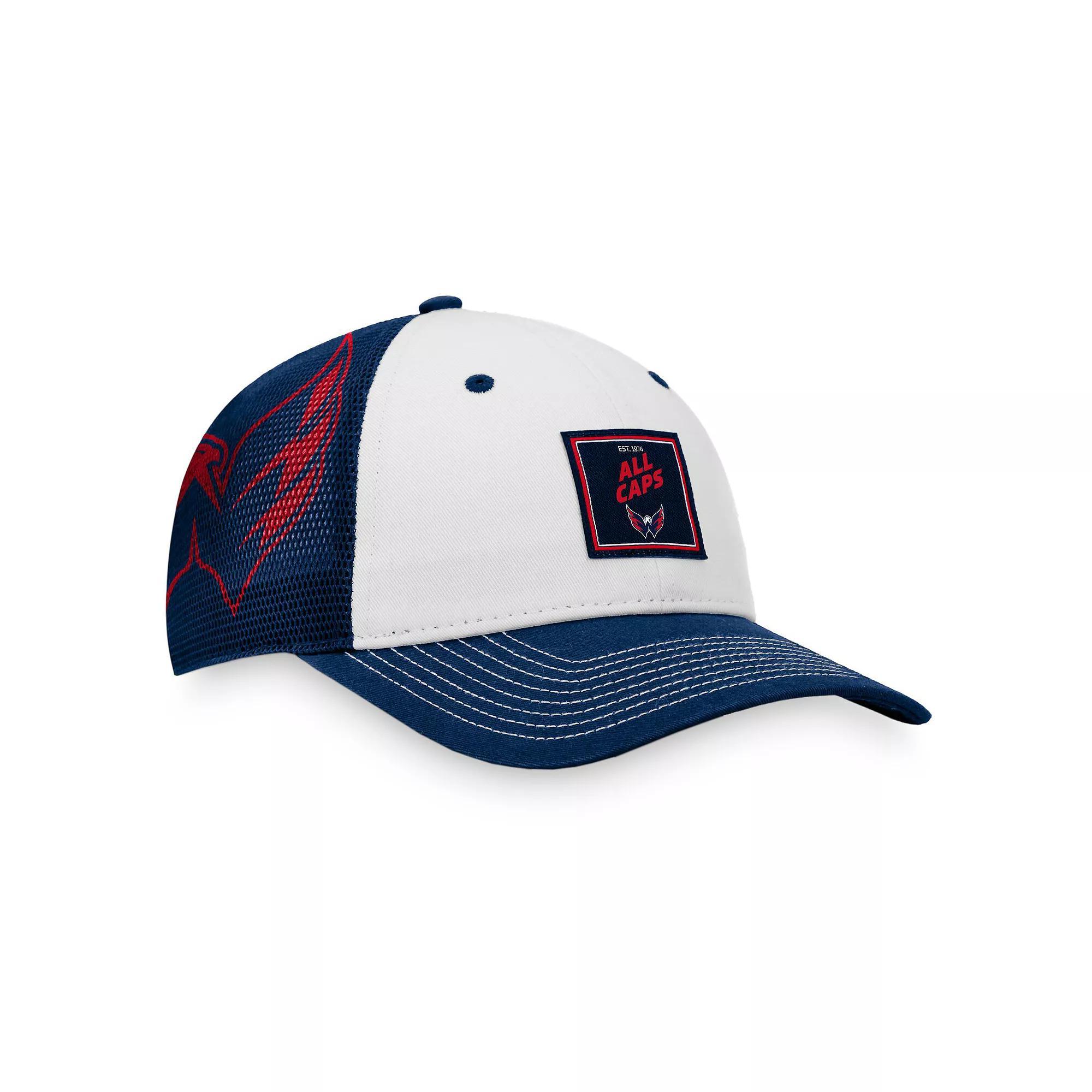 Mens Fanatics Branded Royal/White New York Islanders Block Party Snapback Hat Product Image